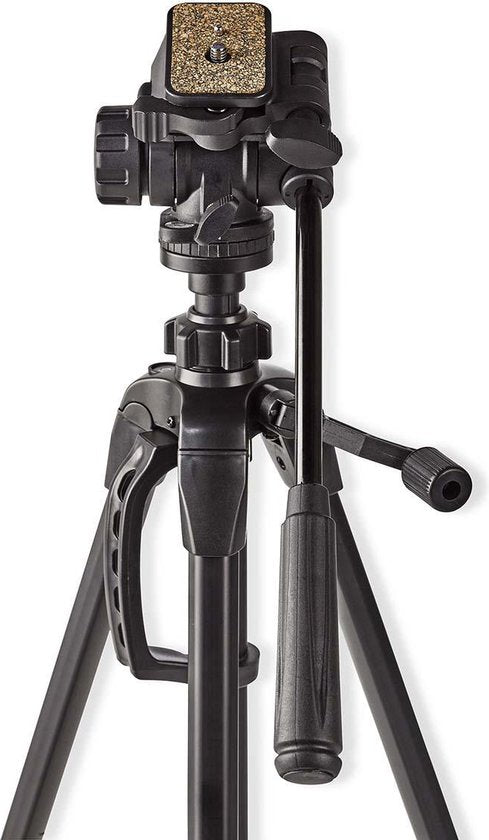 Statief - Maximaal draagvermogen: 2.5 kg - Minimale werkhoogte: 60.5 cm - Maximale werkhoogte: 147.5 cm - 3 Segmenten - Pan & Tilt - Inclusief reistas - Zelfnivellerende voeten - ABS / Aluminium - afbeelding 4
