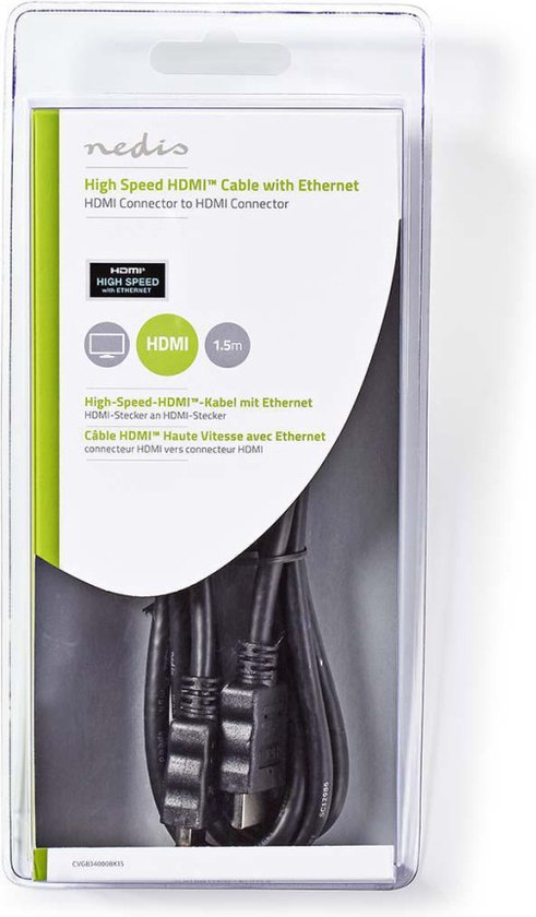 High Speed met Ethernet | HDMI™ Connector | HDMI™ Connector | | | m | | | Zwart | - afbeelding 52
