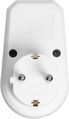 Doorvoerstekker met schakelaar - 2x - Schuko - splitter - verdeelstekker - Wit - afbeelding 9