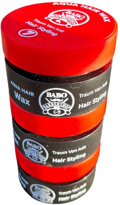3 Stuks BABO Aqua Hair Wax Traum Von Aziz 150ml - afbeelding 3