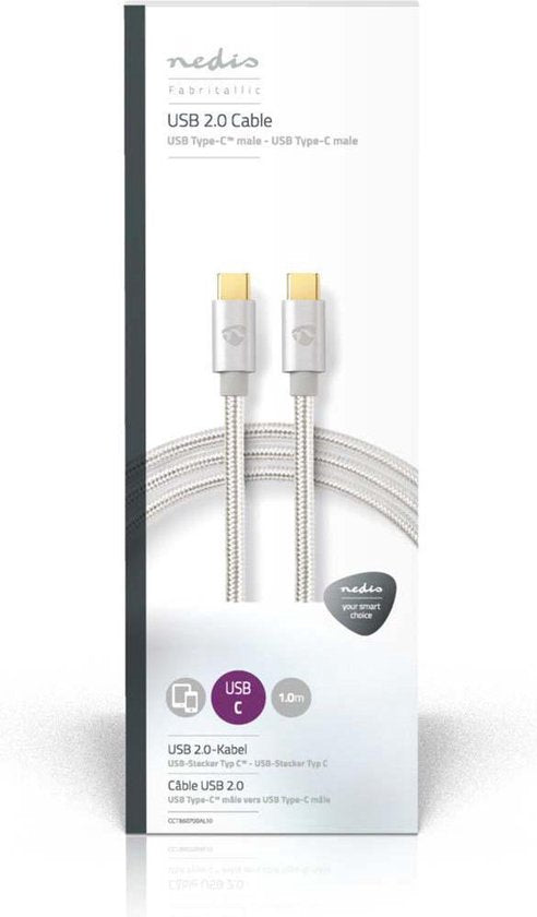 USB voor Synchroniseren, Opladen en AV-Ondersteuning | Verguld | USB C™ Male naar USB C™ Male | Voor Aansluiten van Smartphones en Mobiele Apparaten - afbeelding 40