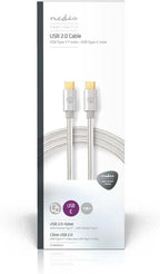 USB voor Synchroniseren, Opladen en AV-Ondersteuning | Verguld | USB C™ Male naar USB C™ Male | Voor Aansluiten van Smartphones en Mobiele Apparaten - afbeelding 40