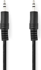 Nedis Stereo-Audiokabel - 3,5 Male - 3,5 Male - Vernikkeld - m - Rond - Zwart - Label - afbeelding 19