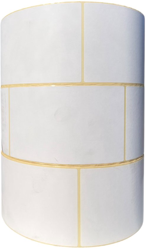 SALE ! 3 Stuks Thermische Etiket Labels 1300 stuks op rol 85 x 150 - afbeelding 3
