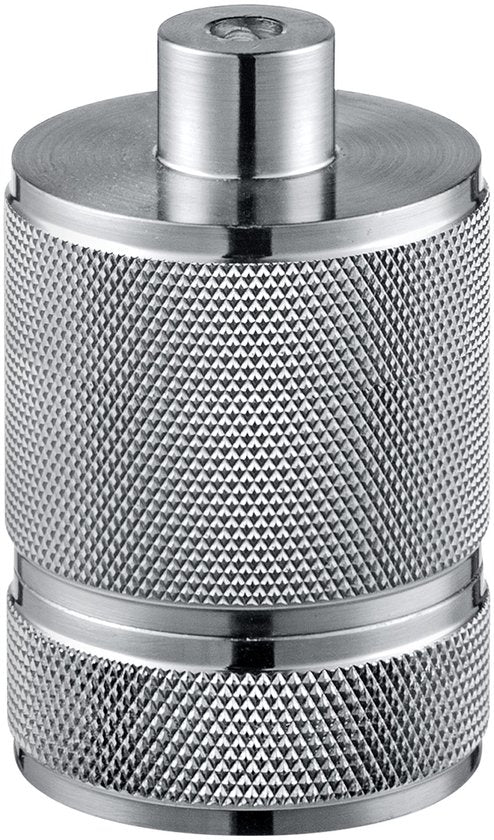 Home Sweet Home - E27 fItting - Geborsteld staal - 4.6/4.6/7cm - Cilinder - voor E27 lamphouder gemaakt van Aluminium - geschikt voor E27 lichtbron - afbeelding 1