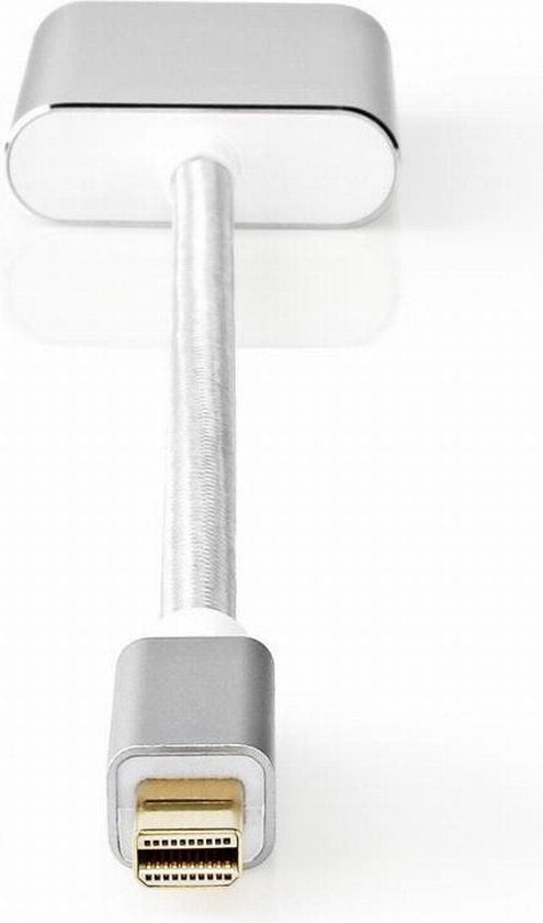 Nedis Mini DisplayPort-Kabel - DisplayPort 1.2 - Mini-DisplayPort Male - DVI-D 24+1-Pins Female - 21.6 Gbps - Verguld - 0.20 m - Rond - Gevlochten - Zilver - Cover Window Box - afbeelding 9