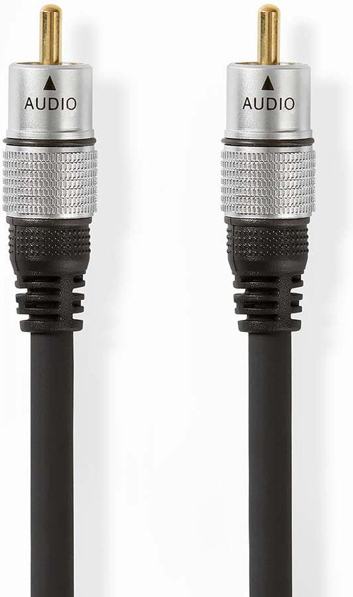 Nedis Digitale Audiokabel - RCA Male - RCA Male - Verguld - m - Rond - PVC - Antraciet - Doos - afbeelding 7