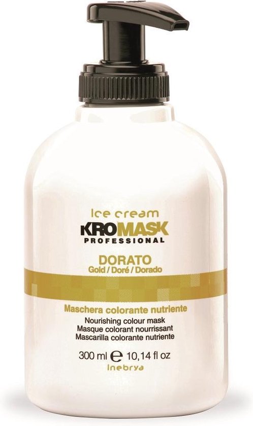 Inebrya Nourishing Colour Mask Golden Blond 300 Ml - afbeelding 1