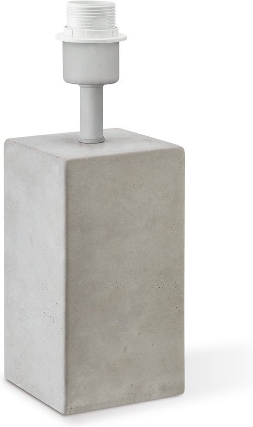 Home Sweet Home - Industriële tafellamp voet Pillar voor lampenkap - Beton - 11/11/32cm - gemaakt van Beton - geschikt voor E27 LED lichtbron - - afbeelding 1