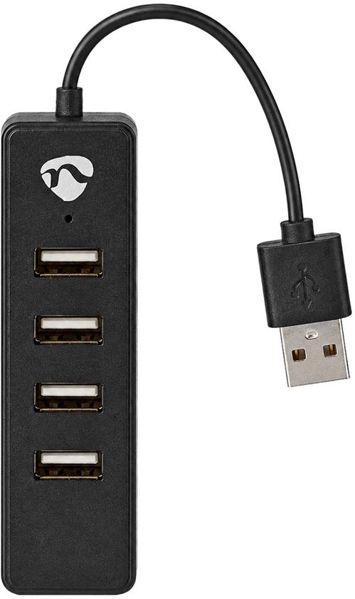 Nedis USB-Hub - USB-A Male - 4x USB A Female - 4-Poorts poort(en) - USB 2.0 - USB Gevoed - afbeelding 13
