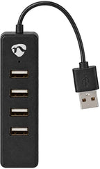 Nedis USB-Hub - USB-A Male - 4x USB A Female - 4-Poorts poort(en) - USB 2.0 - USB Gevoed - afbeelding 13