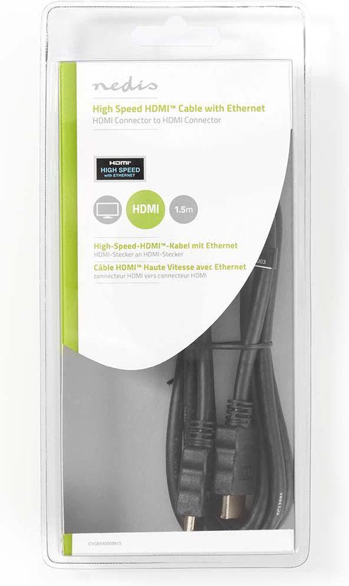 High Speed met Ethernet | HDMI™ Connector | HDMI™ Connector | | | m | | | Zwart | - afbeelding 49