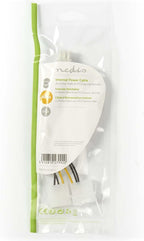 Nedis Interne Voedingskabel - 2x Molex Male - PCI-Express Female - Verguld - 0.20 m - Rond - PVC - Geel / Zwart - Polybag - afbeelding 2