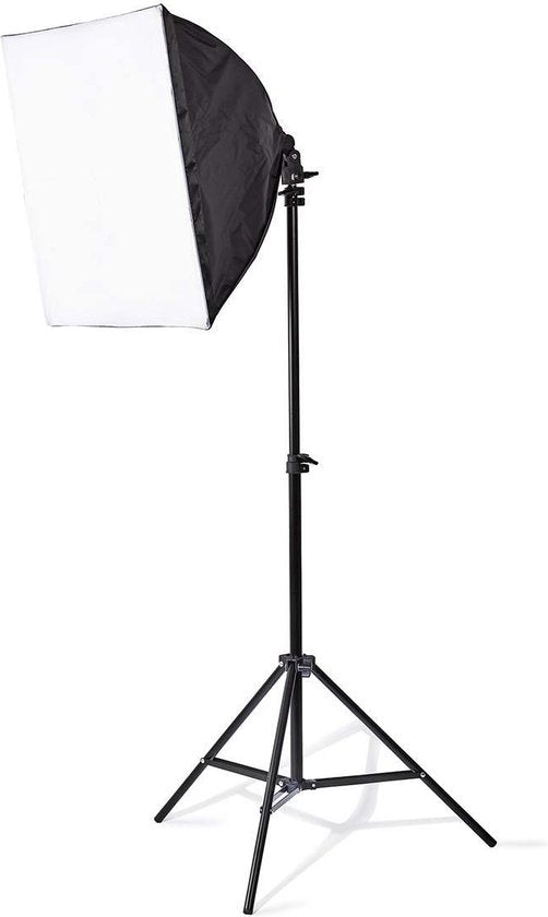 Nedis Lampenset voor Fotostudio - 70 W - 5500 K - 4000 lm - Werk hoogte: 60-180 cm - Inclusief lampen: 2 - Inclusief reistas - Zwart - afbeelding 5