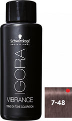 Schwarzkopf Igora Vibrance Medium Blonde Beige Red 7-48 60ml - afbeelding 14