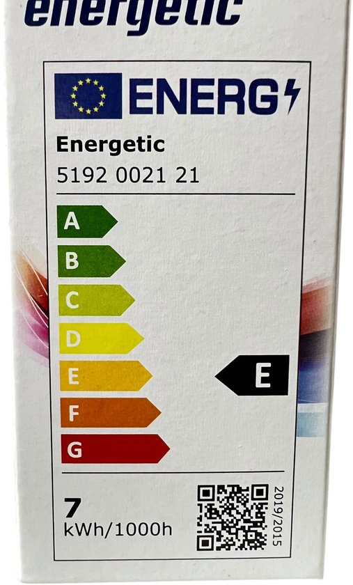 Energetic - LED lamp - Mat - 60W - 806LM - E14 - 6 stuks - afbeelding 3