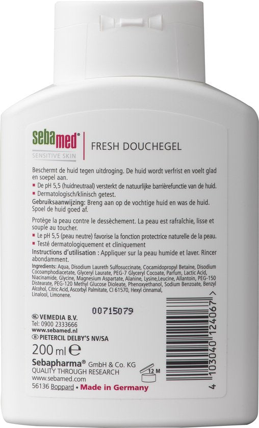 Sebamed Douchegel - Douchemiddel - 200 ml 6 pack - afbeelding 2