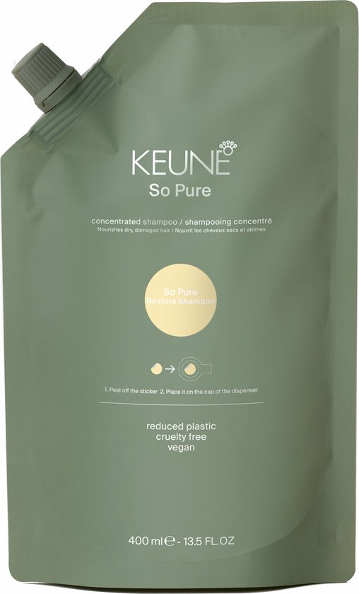 Keune So Pure Restore Shampoo Refill 400 ml - afbeelding 1