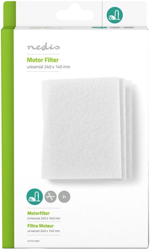 Nedis Motorfilter voor Stofzuiger - Vervanging voor: Universeel - Op maat te knippen - afbeelding 2