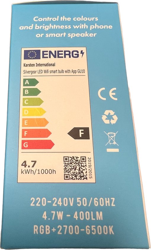 Silvergear Smart WiFi Led GU10 - stuks - Via iOS en Android App - Google Home en Amazon Alexa - afbeelding 29