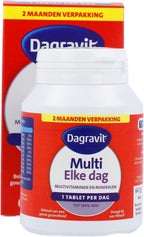 Dagravit Multi Elke Dag - Multivitaminen en mineralen - Behoud van een goede gezondheid (1) - Draagt bij aan fitheid (2) - 1 tablet per dag - 60 tabletten - afbeelding 13