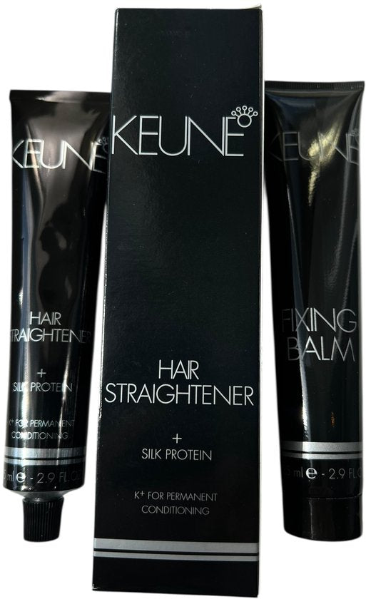 3 x Keune Hairstraightener(2 x 85 ml, fixing balm + Hairstraightener (Omvormer)) - afbeelding 4