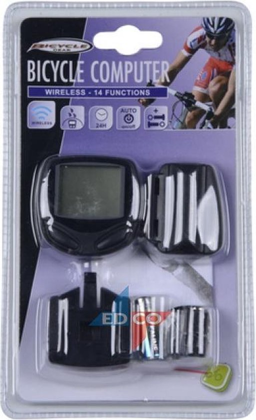 Bicycle Gear - Fietscomputer -  Draadloos - - 14 functies - Zwart - afbeelding 3