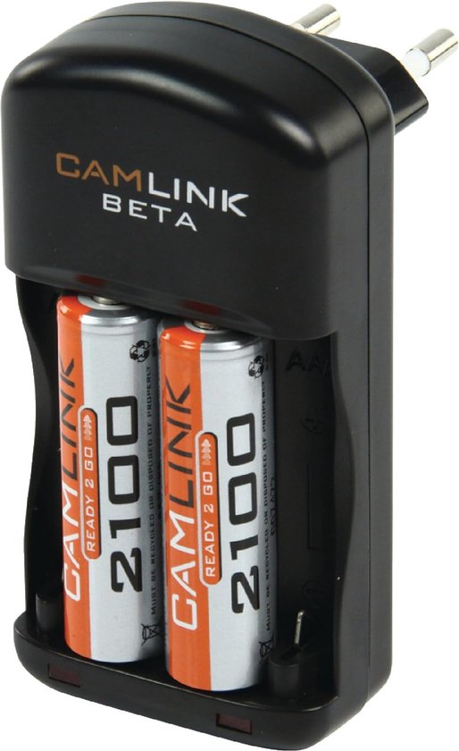 Camlink Beta Ready 2 Go Batterij oplader inclusief 2xAA batterijen - afbeelding 4