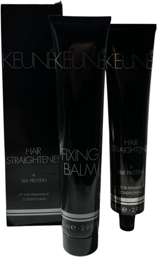 3 x Keune Hairstraightener(2 x 85 ml, fixing balm + Hairstraightener (Omvormer)) - afbeelding 3