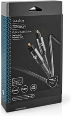 Nedis Digitale Audiokabel | TosLink Male - TosLink Male | Gun Metal Grey | Gevlochten Kabel - afbeelding 34