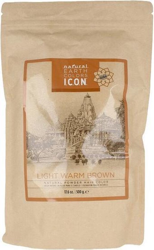 Icon HENNA Natural Earth Colors Light Warm Brown 500g - afbeelding 2