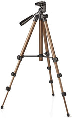 Nedis Statief - Maximaal draagvermogen: 1.5 kg - Minimale werkhoogte: 35.0 cm - Maximale werkhoogte: 106.0 cm - 3 Segmenten - Pan & Tilt - Inclusief reistas - ABS / Aluminium - Brons / Zilver - afbeelding 7