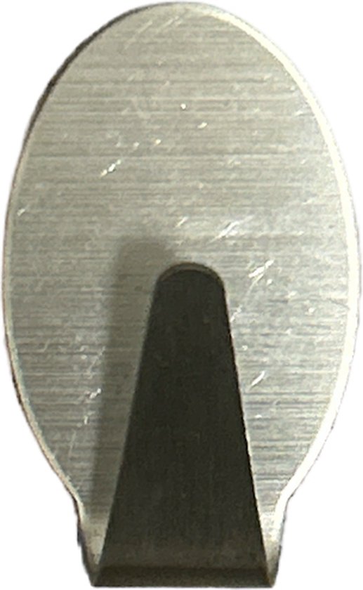 Zelfklevende Ovale Ophanghaken RVS - 24 stuks - afbeelding 3