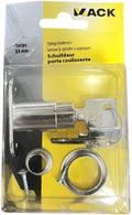 Oplegcilinderslot schuifdeur 25mm Mack incl 2 x sleutel en Bevestigingsmateriaal - afbeelding 1