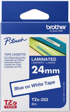 P-Touch TZE-252 red on white 24mm - afbeelding 9