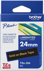 TZ-354 24mm - gold on black - laminated(8m) - afbeelding 5