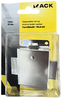 Mack Oplegmeubelslot met Pijp 20mm Vernikkeld Incl Sleutel - afbeelding 1