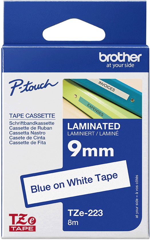 Brother 9mm tape gelamineerd - afbeelding 3