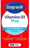 Dagravit Vitamine D Parels 10 µg - 2 x 100 capsules - Voordeelverpakking - afbeelding 1