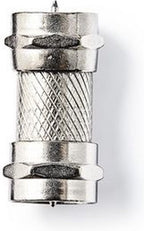Nedis Satelliet- en Antenne-Adapter - F-Female - F-Female - Vernikkeld - 75 Ohm - Recht - Metaal - Zilver - 10 Stuks - Polybag - afbeelding 6