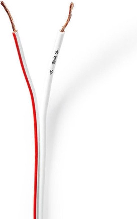 Nedis Speaker-Kabel - 2x mm² - Koper - m - Rond - PVC - Rol - afbeelding 10