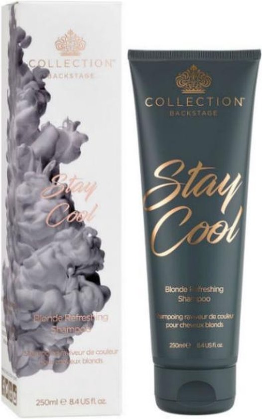 The Collection Backstage Stay Cool Blonde Shampoo - 250 ml- Zilvershampoo - Voor Gekleurd haar - - afbeelding 1