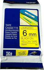 Brother TZE611 labelprinter-tape - afbeelding 1