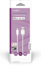 Sync and Charge Cable | Apple Lightning - USB A Male | m | - afbeelding 5