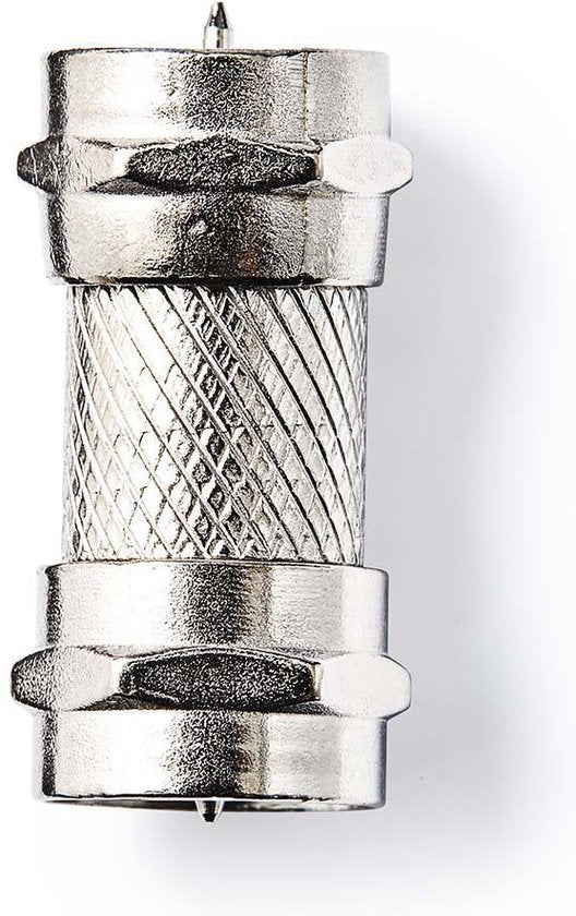 Nedis Satelliet- en Antenne-Adapter - F-Female - F-Female - Vernikkeld - 75 Ohm - Recht - Metaal - Zilver - 10 Stuks - Polybag - afbeelding 5
