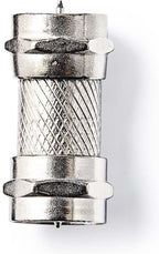 Nedis Satelliet- en Antenne-Adapter - F-Female - F-Female - Vernikkeld - 75 Ohm - Recht - Metaal - Zilver - 10 Stuks - Polybag - afbeelding 5