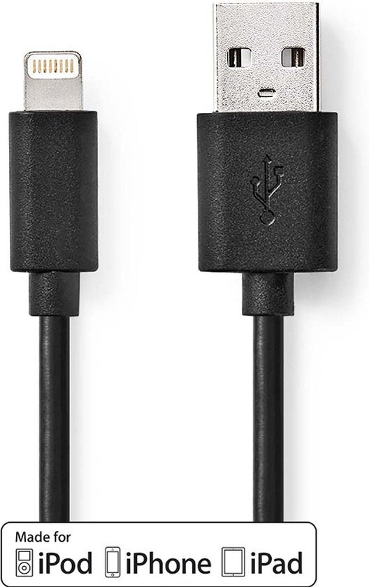 Sync and Charge Cable | Apple Lightning - USB A Male | m | - afbeelding 38