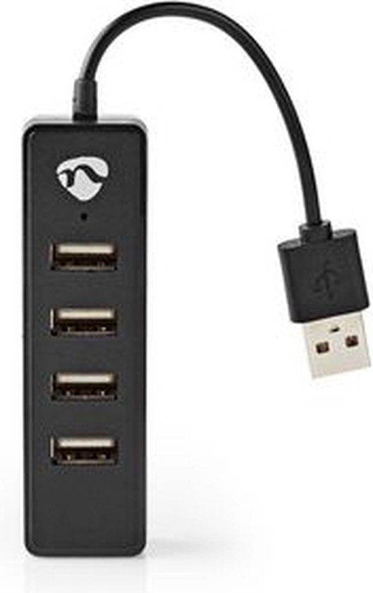 Nedis USB-Hub - USB-A Male - 4x USB A Female - 4-Poorts poort(en) - USB 2.0 - USB Gevoed - afbeelding 17