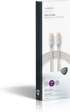 USB voor Synchroniseren, Opladen en AV-Ondersteuning | Verguld | USB C™ Male naar USB C™ Male | Voor Aansluiten van Smartphones en Mobiele Apparaten - afbeelding 10