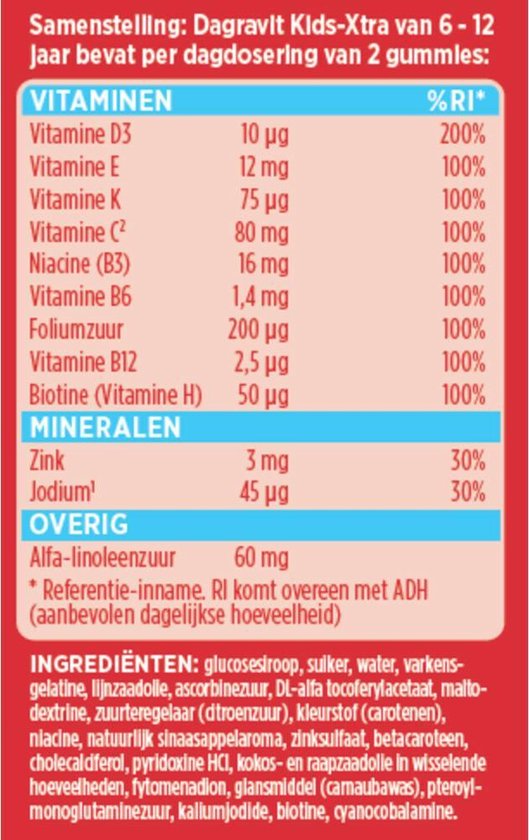Dagravit Kids-Xtra Vitaminions Multivitaminen 6-12 jaar - 2 x 60 gummies - Voordeelverpakking - afbeelding 3
